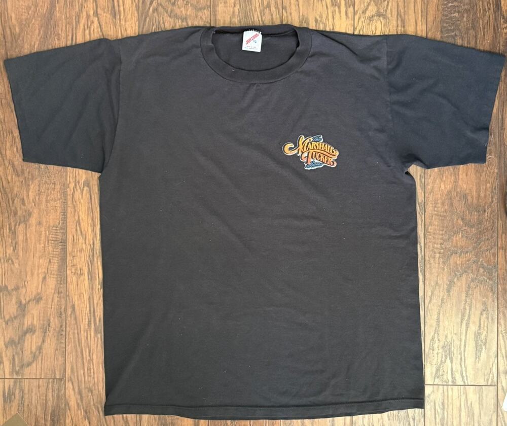 Vintage 90s Marshall Tucker Band T Shirt XL Jerzees USA Made Single Stitch Black